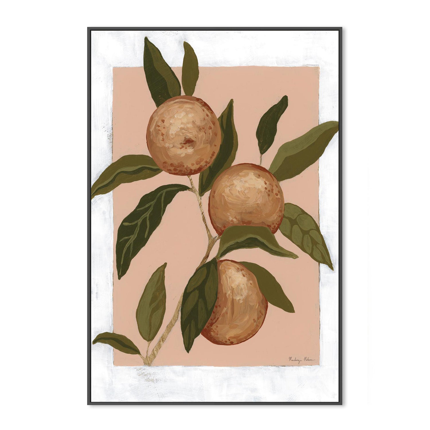 wall-art-print-canvas-poster-framed-Orange Study, Style B-3