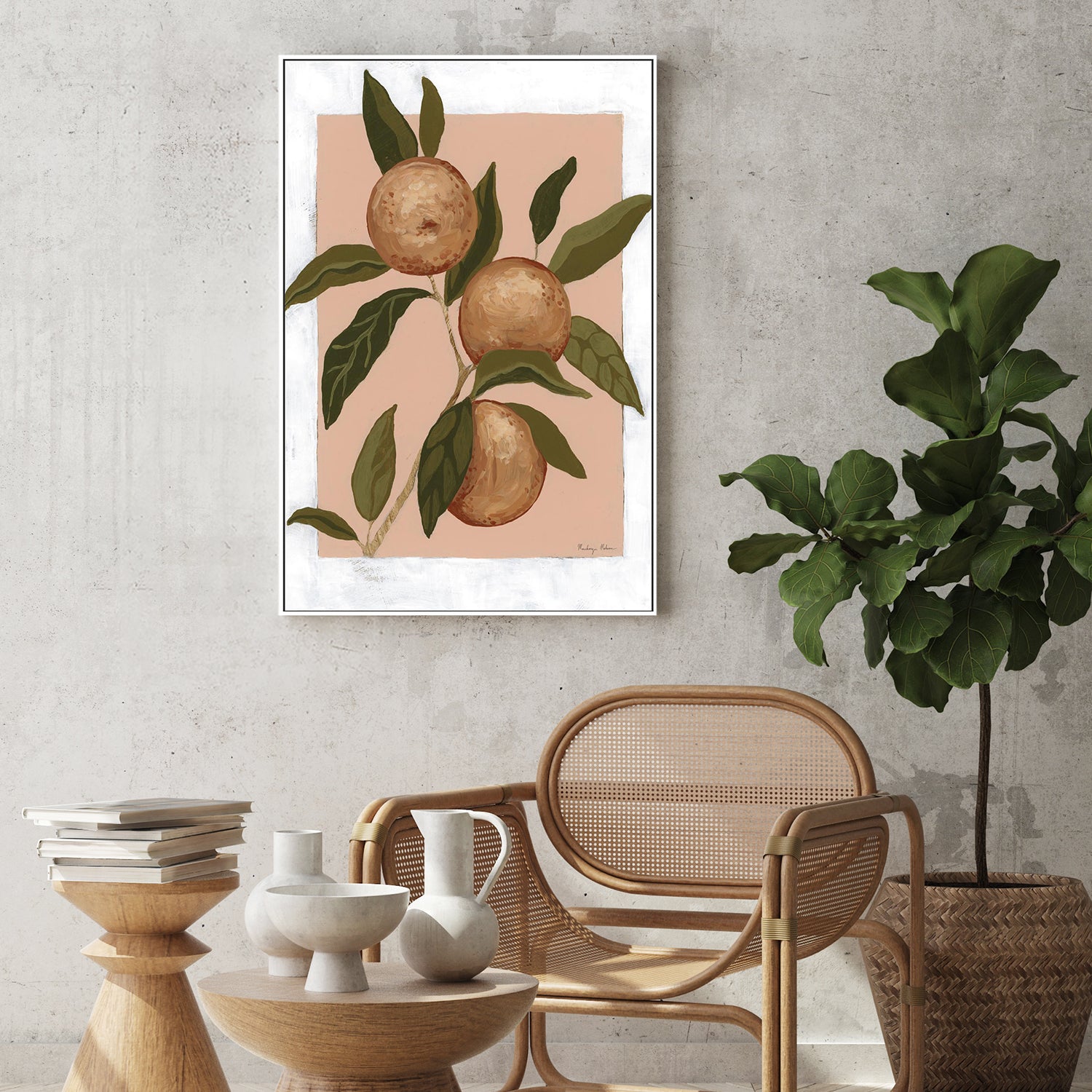 wall-art-print-canvas-poster-framed-Orange Study, Style B-9