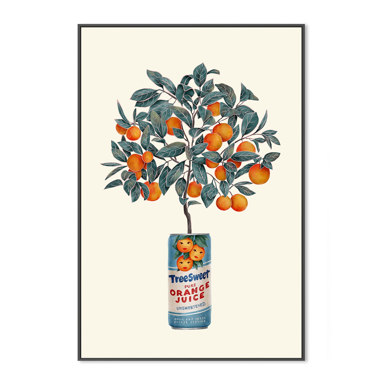 wall-art-print-canvas-poster-framed-Orange Tree-3