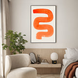 wall-art-print-canvas-poster-framed-Orange Wriggle , By Ejaaz Haniff-GIOIA-WALL-ART