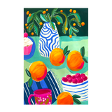 wall-art-print-canvas-poster-framed-Oranges, Berries And Cupcakes , By Kelly Angelovic-1