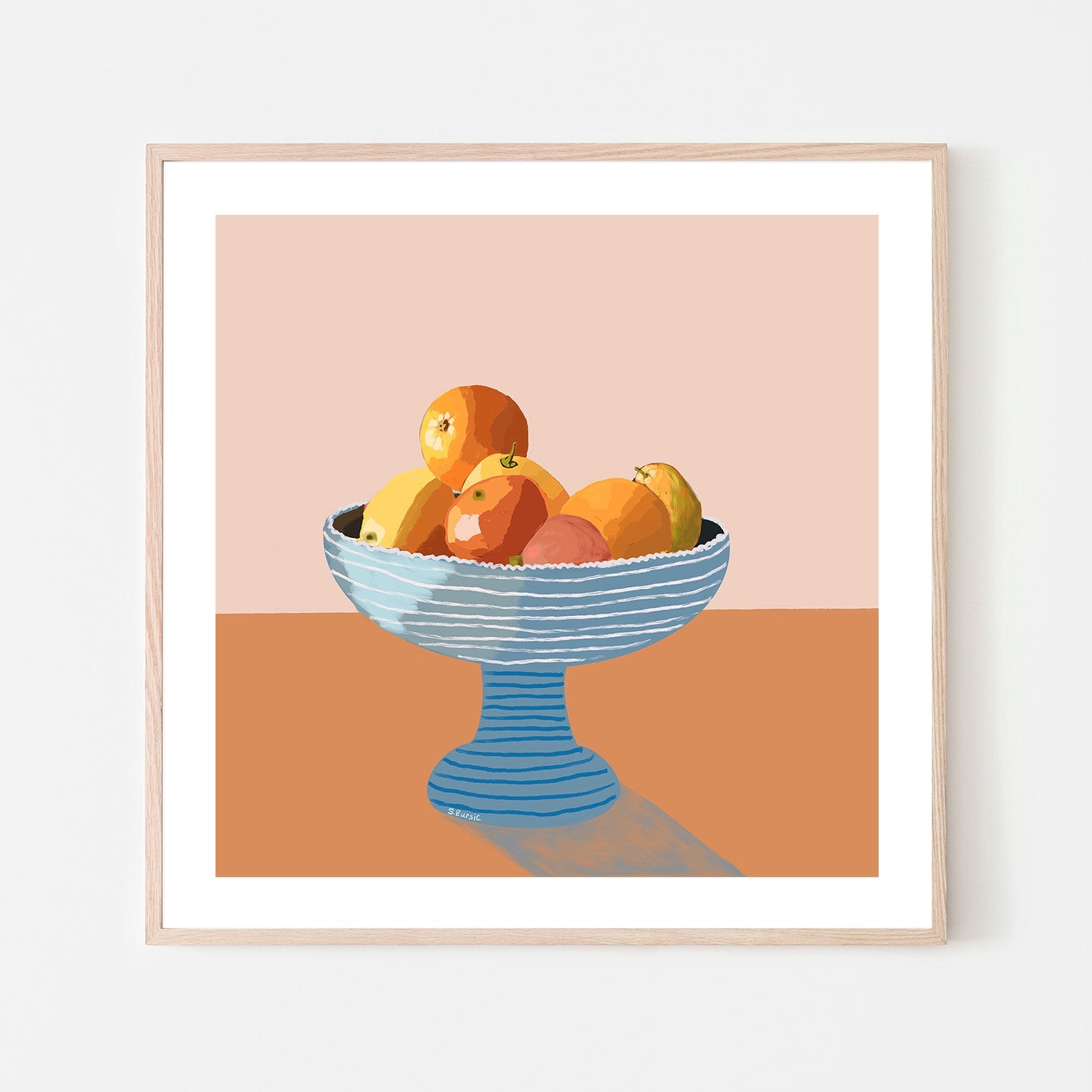 wall-art-print-canvas-poster-framed-Oranges Still Life, Style B , By Sharyn Bursic-6