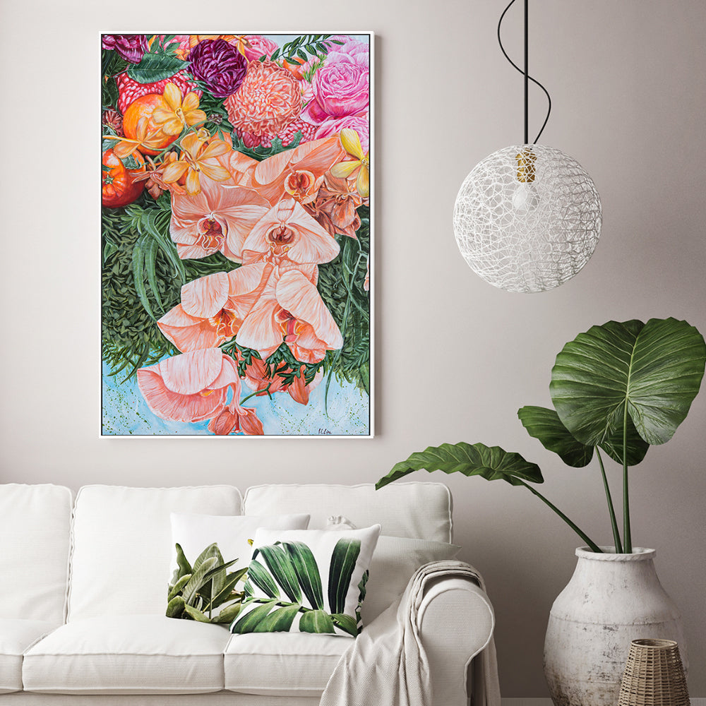 ORCHIDS,ORANGES AND CHRYSANTHEMUMS