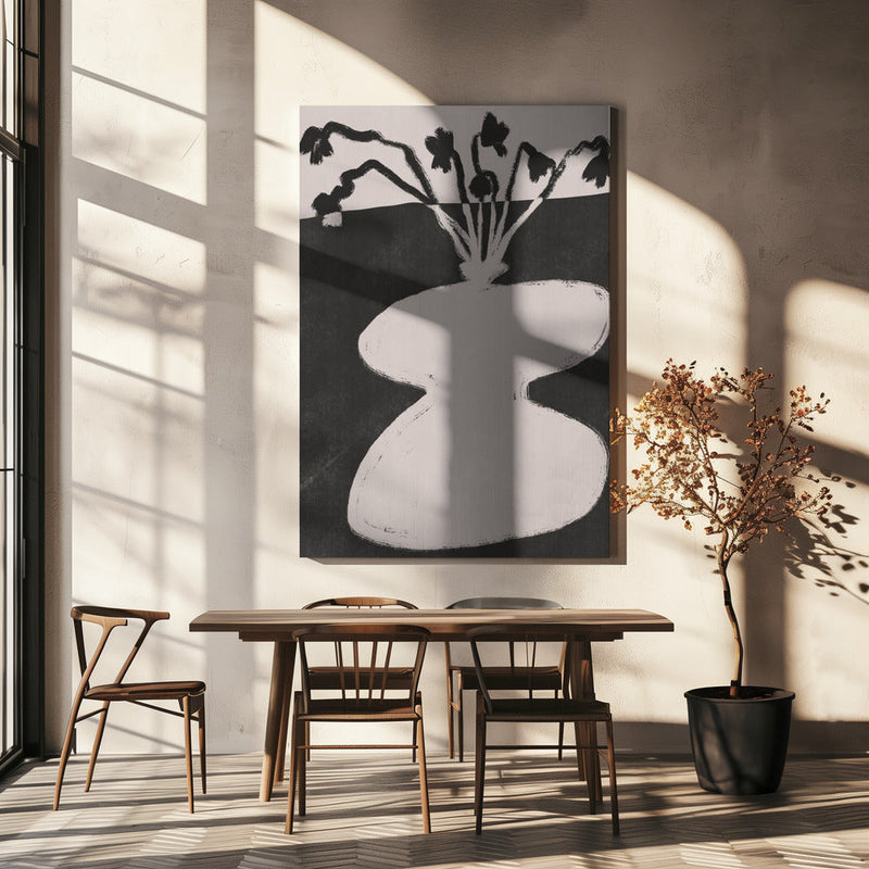 wall-art-print-canvas-poster-framed-Organic Pot Plant On the Table , By Little Dean-4