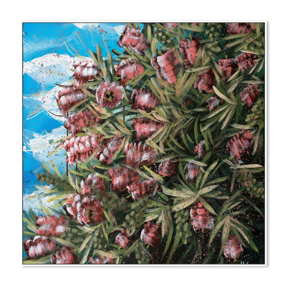 wall-art-print-canvas-poster-framed-Our Adventure Begins, Bottle Brush Flowers , By Hsin Lin-5