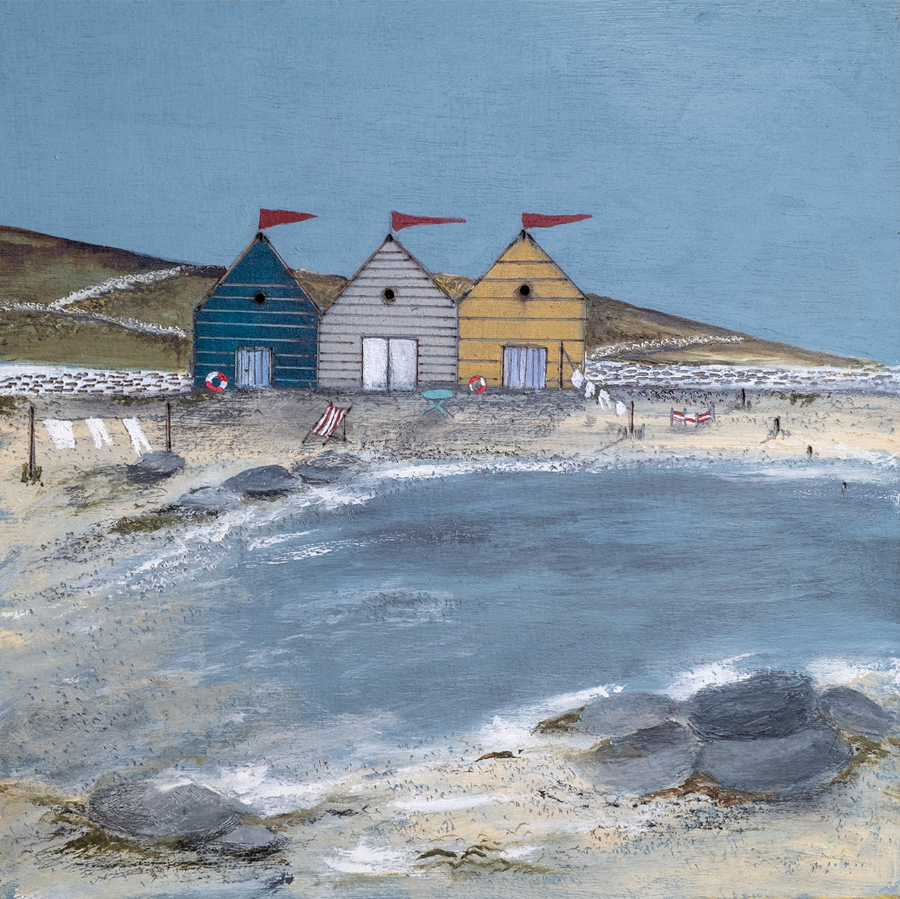 wall-art-print-canvas-poster-framed-Our Coastal Retreat , By Louise O’Hara-1