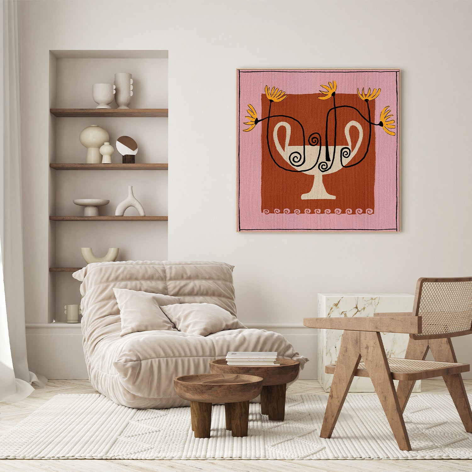 wall-art-print-canvas-poster-framed-Out of Vase Blooms 12-8