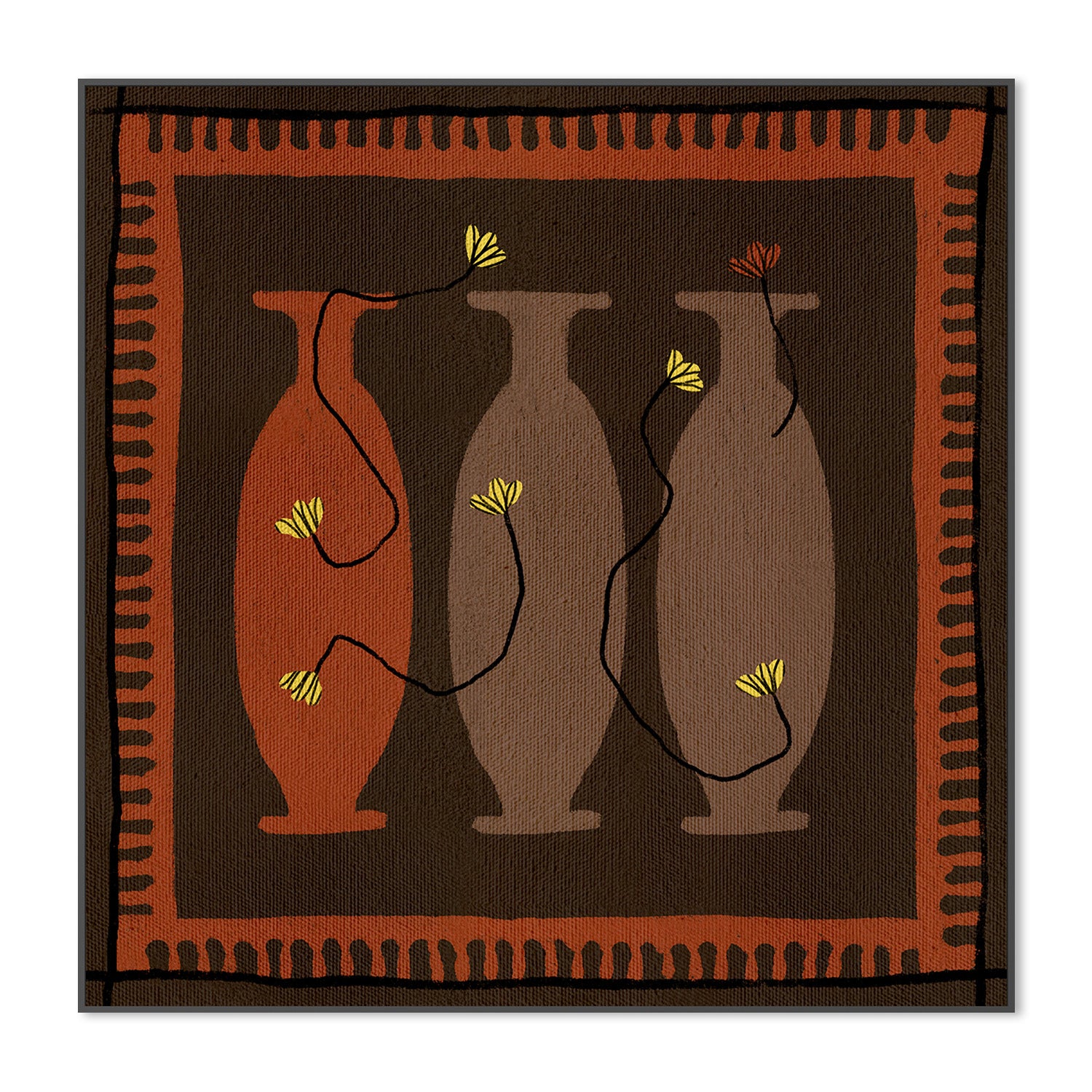 wall-art-print-canvas-poster-framed-Out of Vase Blooms 5-3