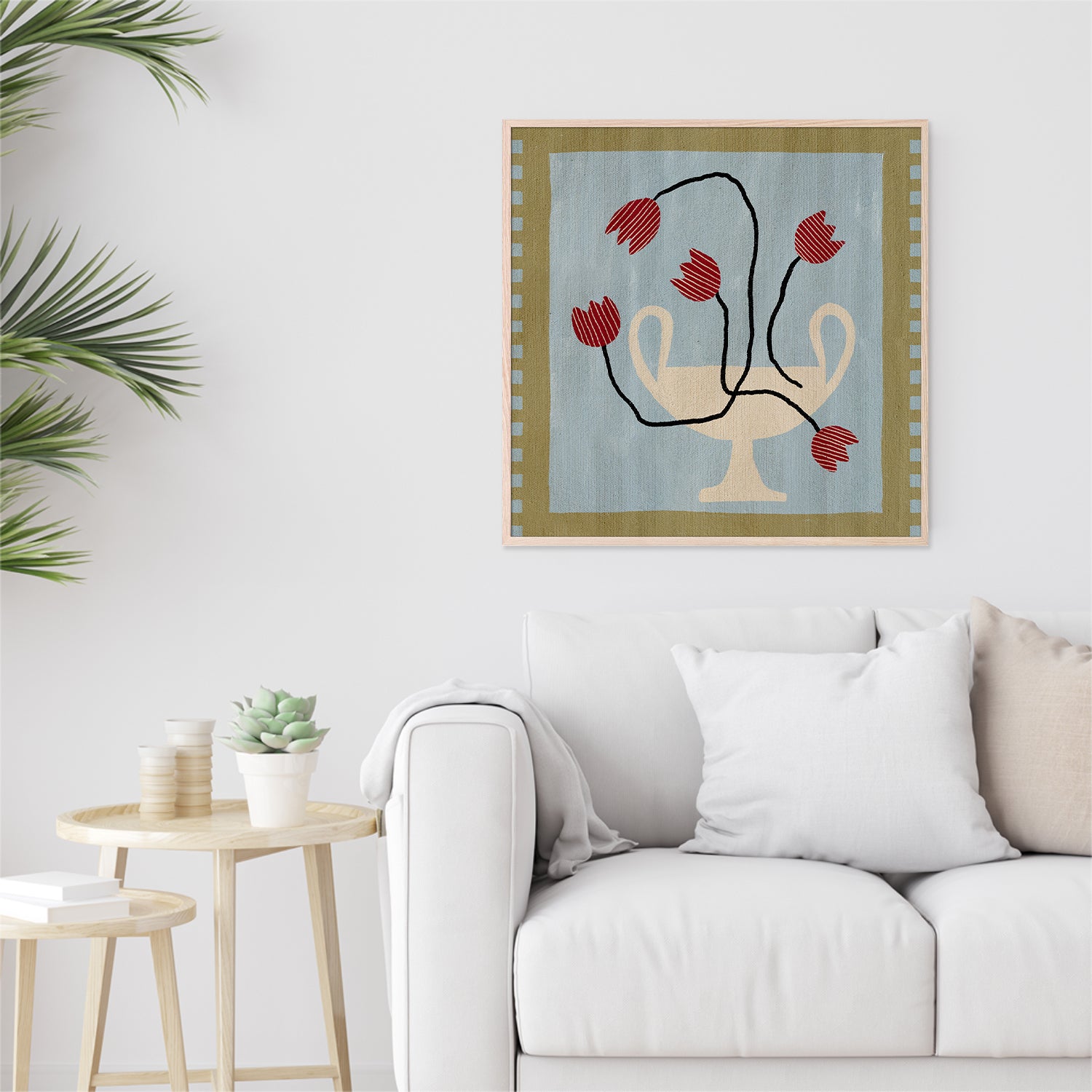 wall-art-print-canvas-poster-framed-Out of Vase Blooms 6-8