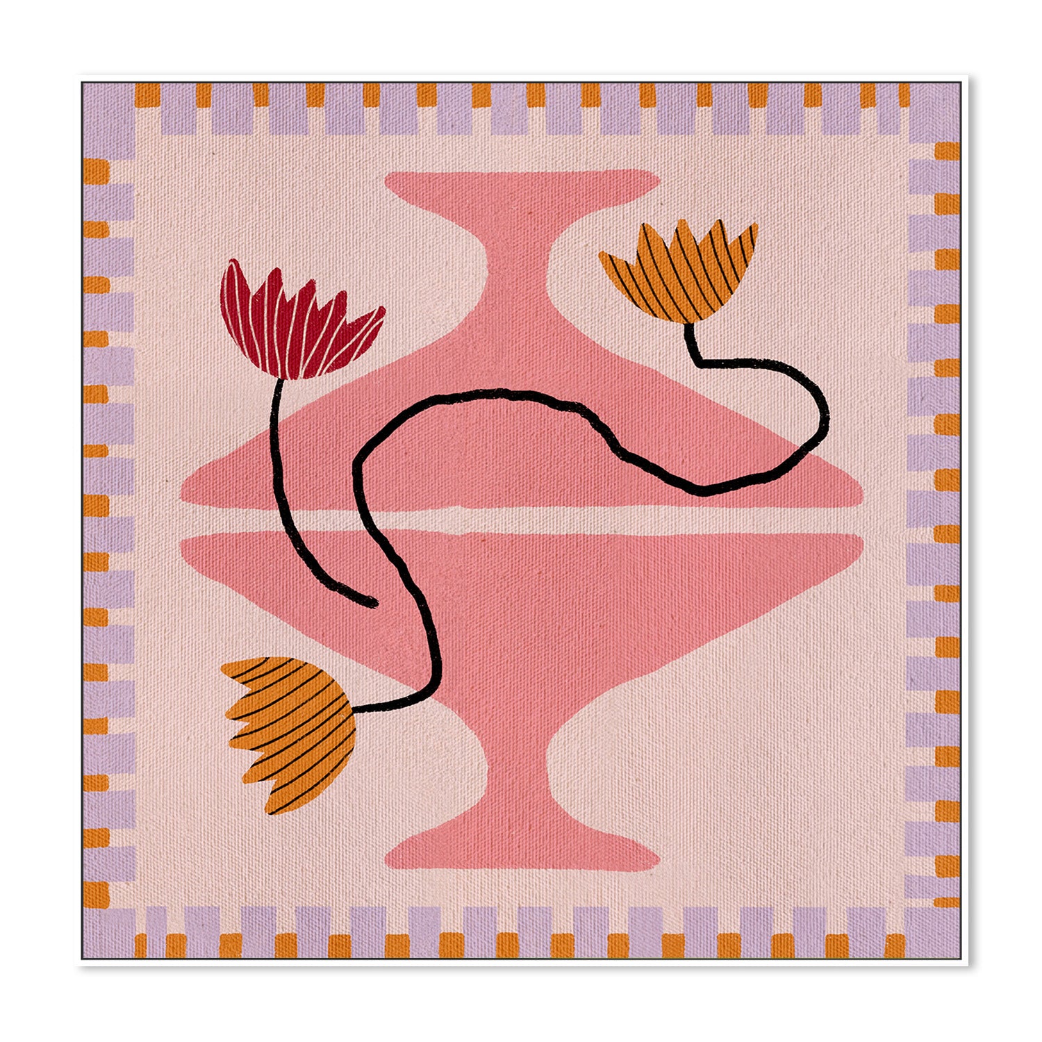 wall-art-print-canvas-poster-framed-Out of Vase Blooms 8-5