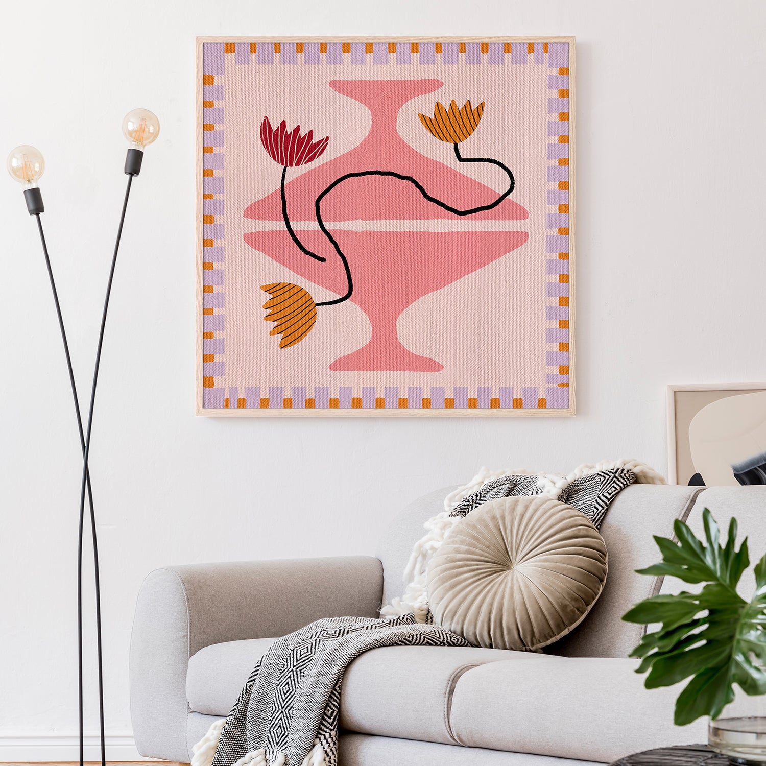 wall-art-print-canvas-poster-framed-Out of Vase Blooms 8-9