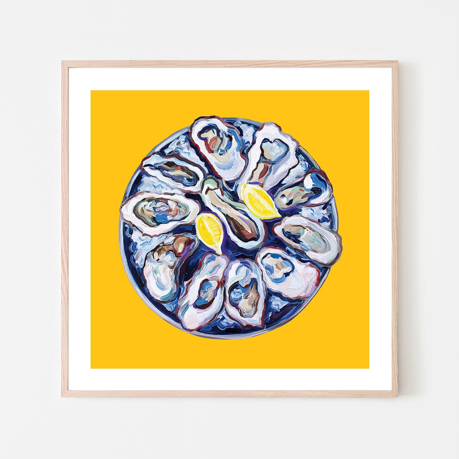 wall-art-print-canvas-poster-framed-Oyster Ona Plate Yellow-6