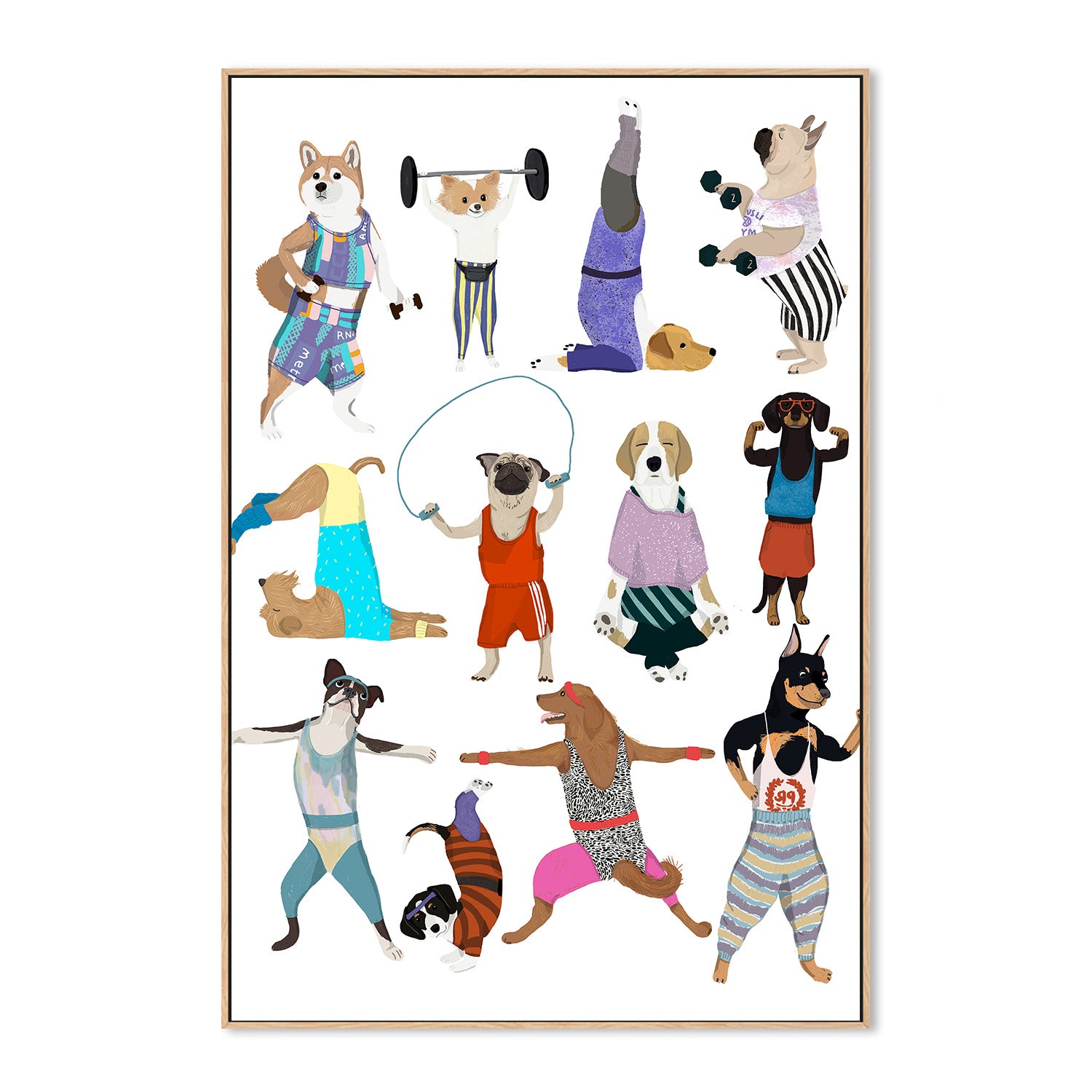 wall-art-print-canvas-poster-framed-P Dog Sport-4