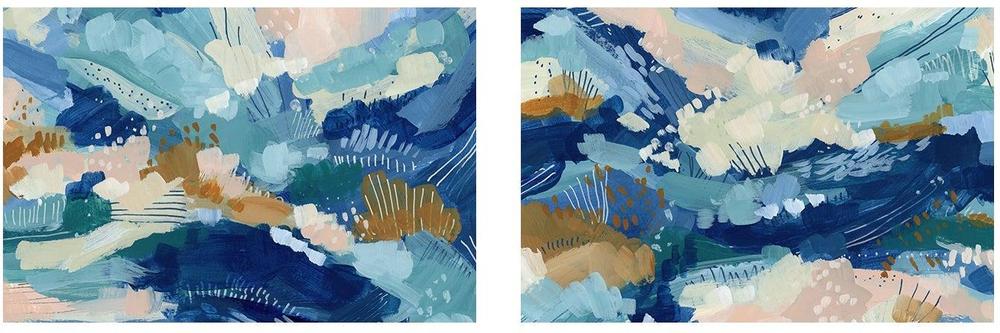 wall-art-print-canvas-poster-framed-Pacific Depths , Style A & B, Set Of 2 , By Jetty Home , By Jetty Home-1