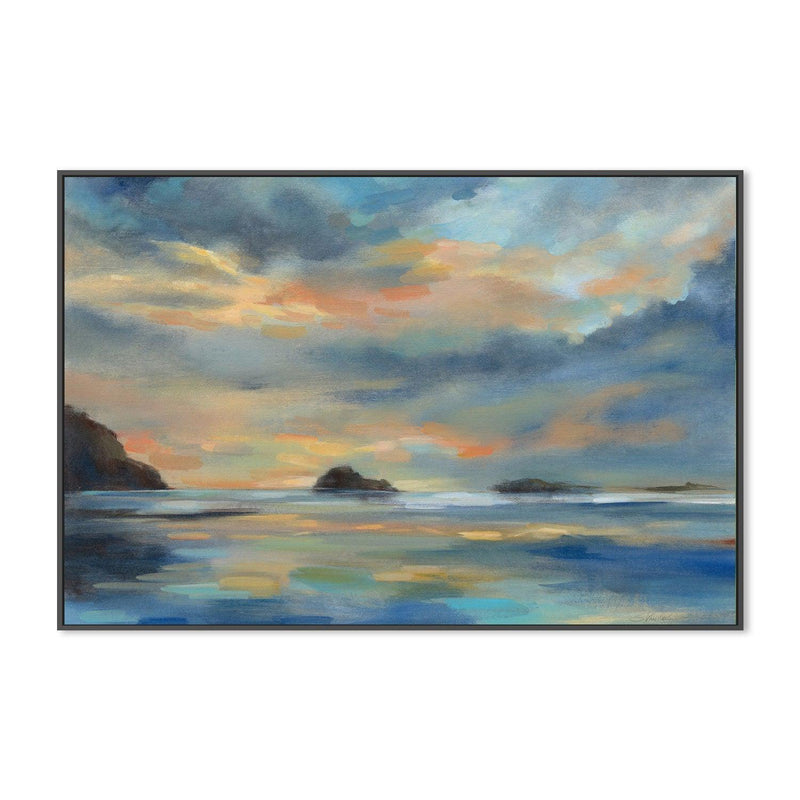 wall-art-print-canvas-poster-framed-Pacific Sunset-by-Silvia Vassileva-Gioia Wall Art