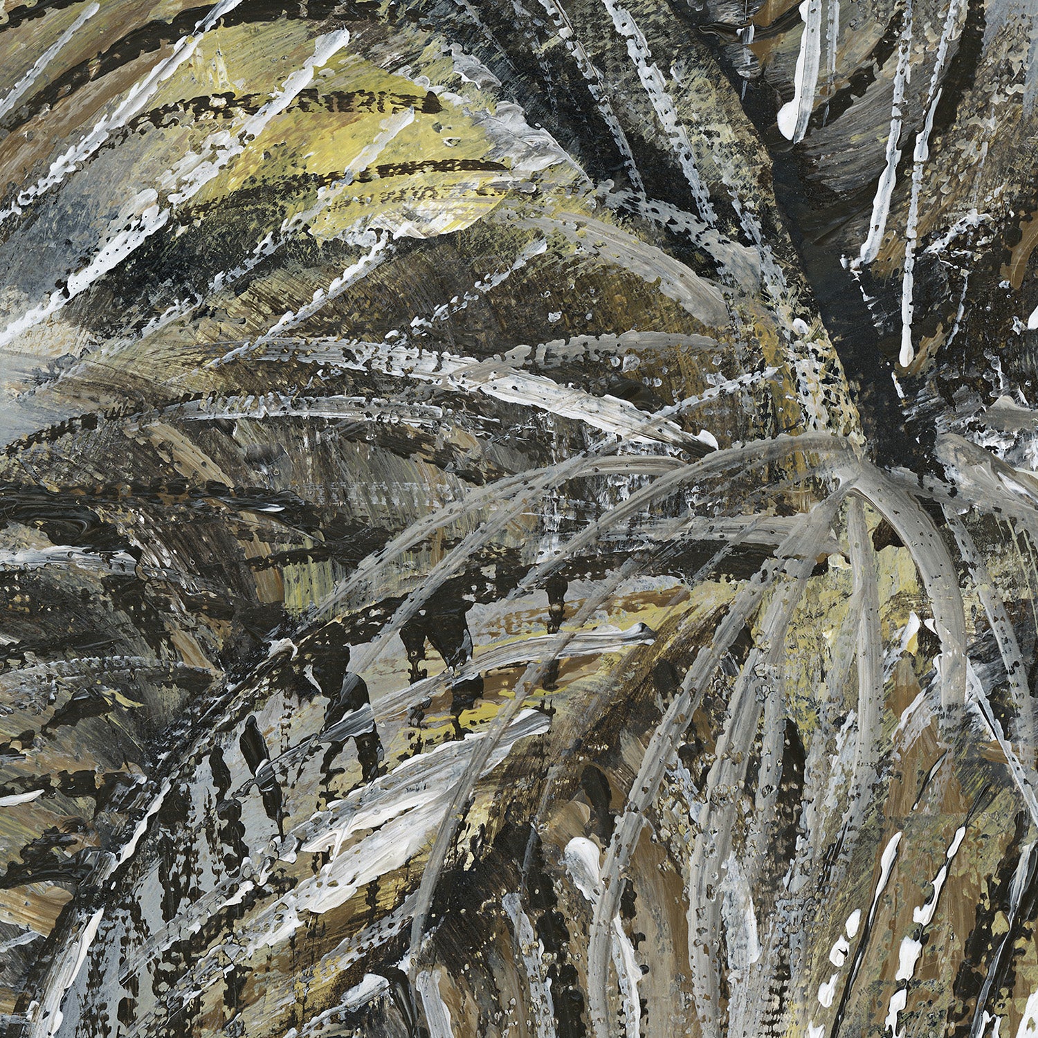 wall-art-print-canvas-poster-framed-Painterly Palm, Style A-10