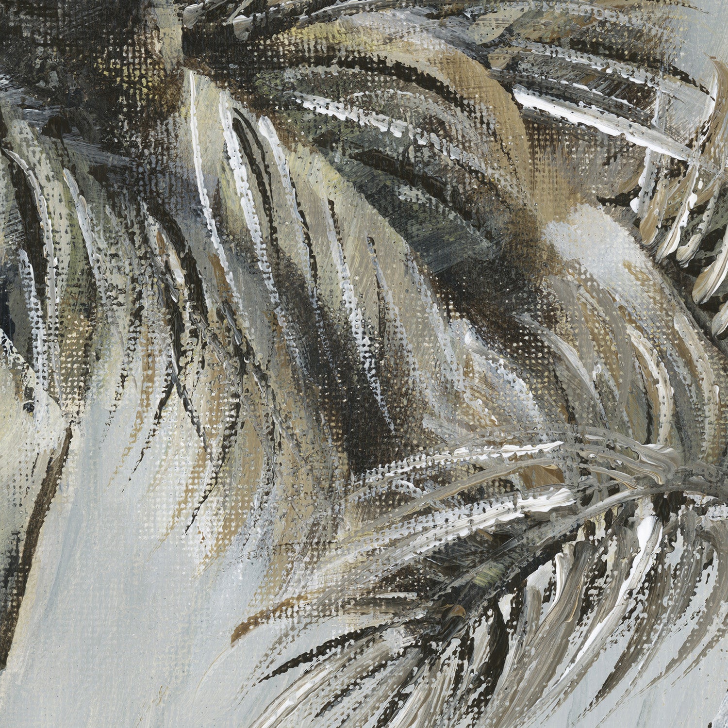 wall-art-print-canvas-poster-framed-Painterly Palm, Style B-11