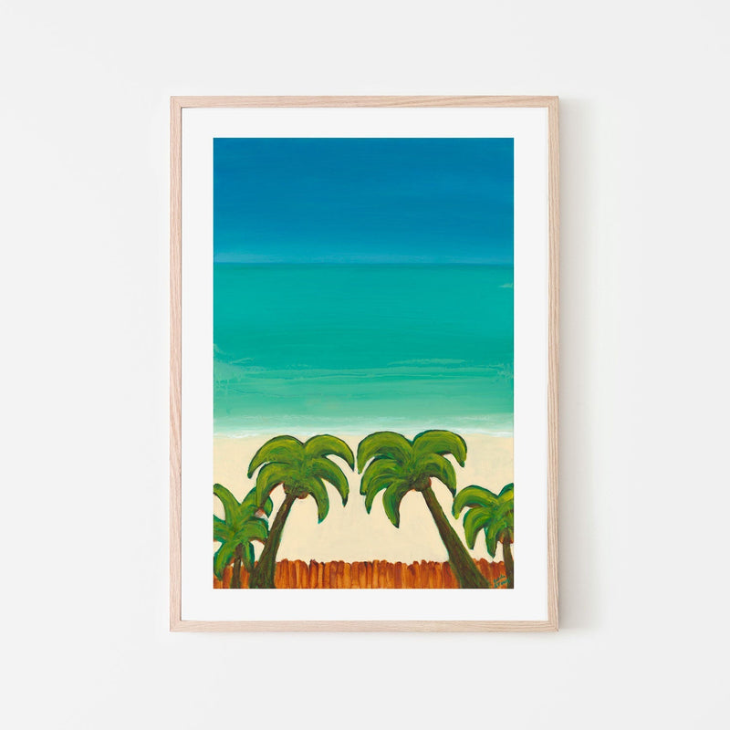 wall-art-print-canvas-poster-framed-Palm Paradise , By Belinda Stone-GIOIA-WALL-ART