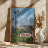 wall-art-print-canvas-poster-framed-Palm Springs Pink House , By Bethany Young-2