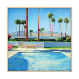 wall-art-print-canvas-poster-framed-Palm Springs Pool-by-Ieva Baklane-Gioia Wall Art