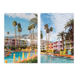 wall-art-print-canvas-poster-framed-Palm Springs Saguaro & Palm Springs Pool Day VII, Set Of 2 , By Bethany Young-1