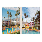 wall-art-print-canvas-poster-framed-Palm Springs Saguaro & Palm Springs Pool Day VII, Set Of 2 , By Bethany Young-4