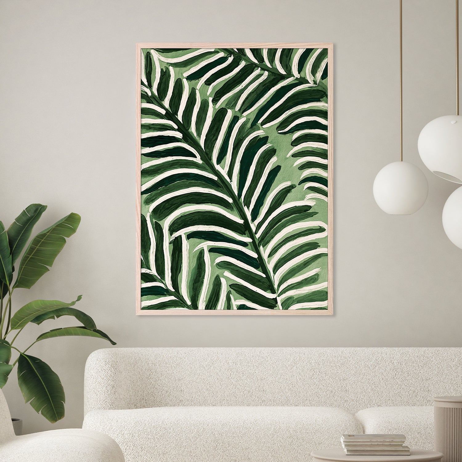 wall-art-print-canvas-poster-framed-Palm Vase-2