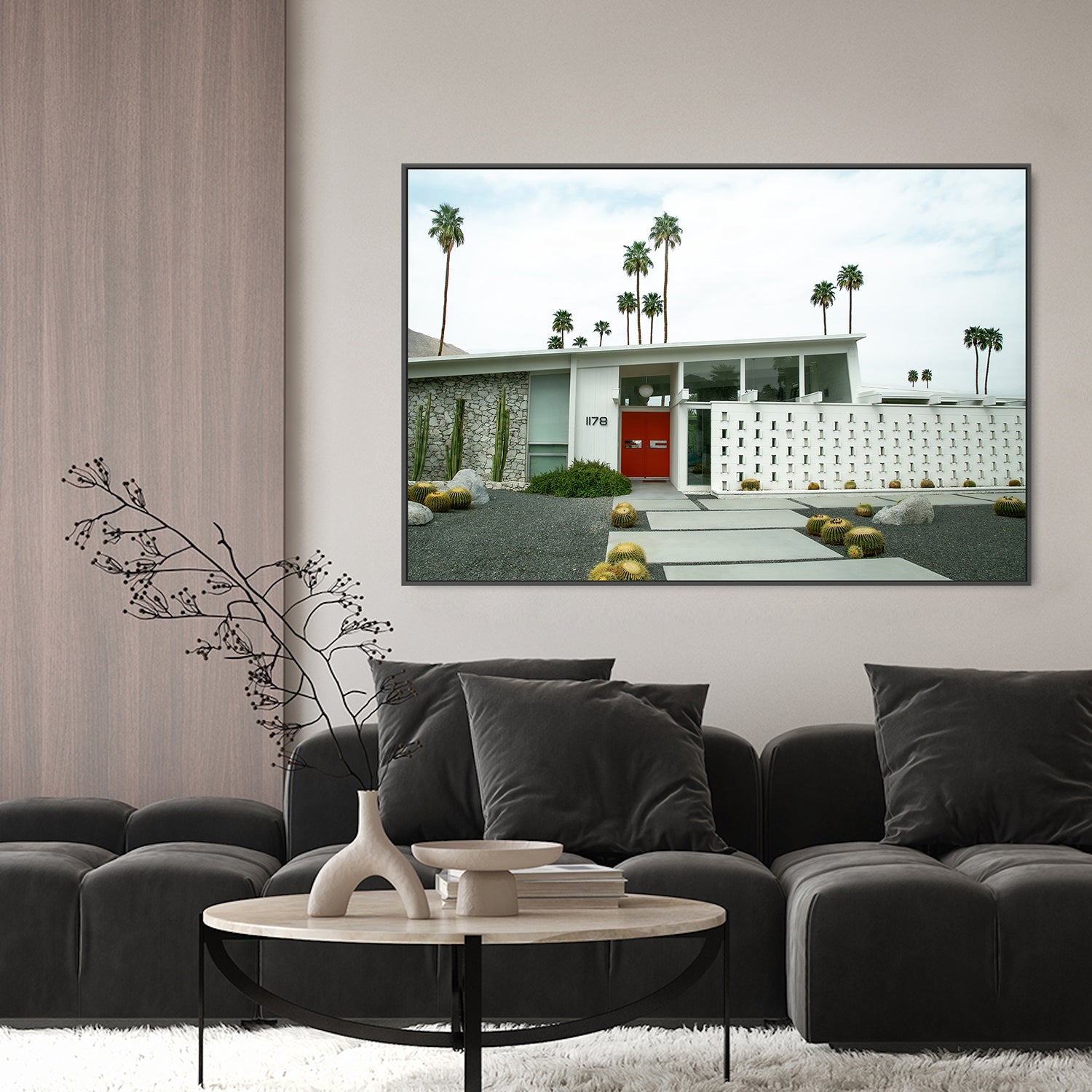 wall-art-print-canvas-poster-framed-Palm Vista , By Tricia Brennan-8