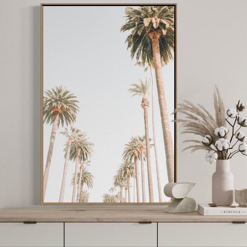 Palms On Beverly Hills-Gioia-Prints-Framed-Canvas-Poster-GIOIA-WALL-ART
