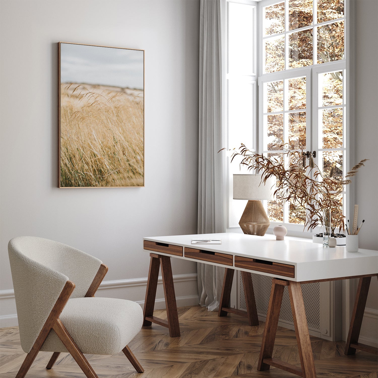 wall-art-print-canvas-poster-framed-Pampas Grass, Style A , By Hello Twiggs-7