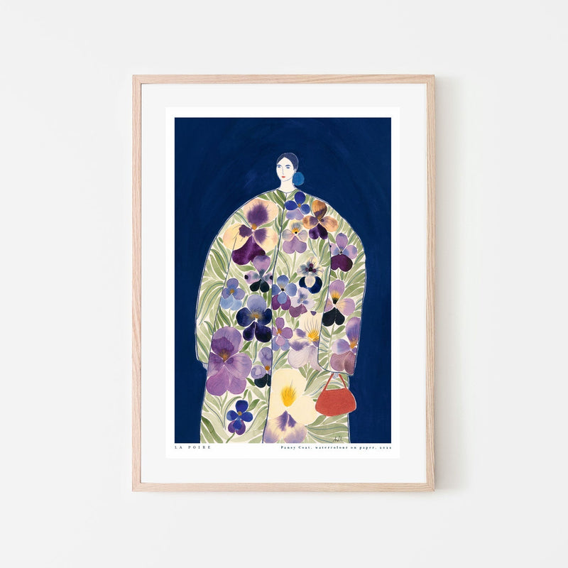 wall-art-print-canvas-poster-framed-Pansy Coat , By La Poire-GIOIA-WALL-ART