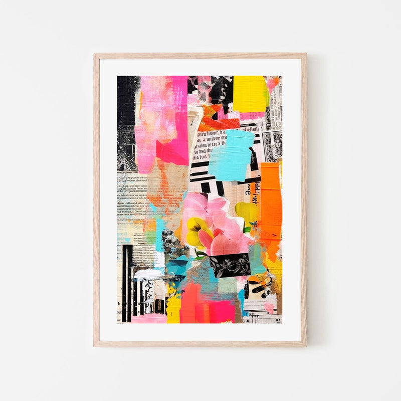 wall-art-print-canvas-poster-framed-Paper Snippets, Style B , By Treechild-GIOIA-WALL-ART