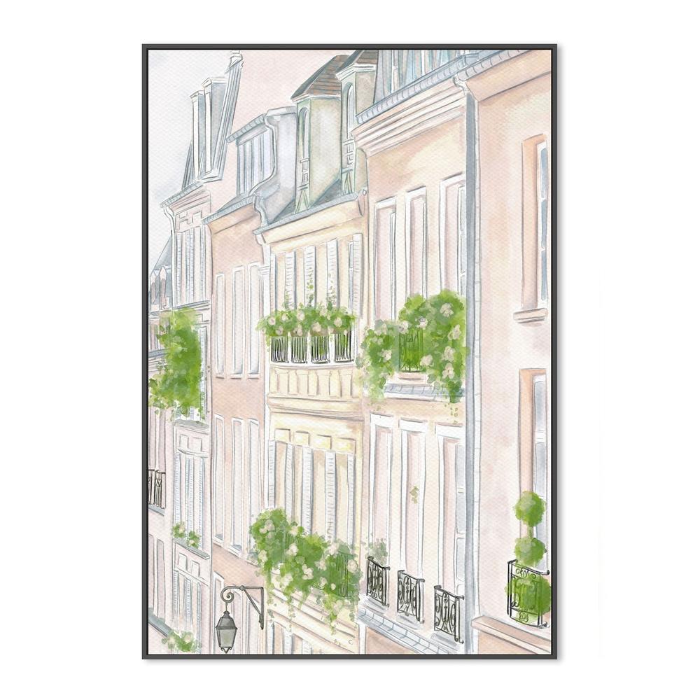 wall-art-print-canvas-poster-framed-Paris Buildings , By Leah Straatsma-3