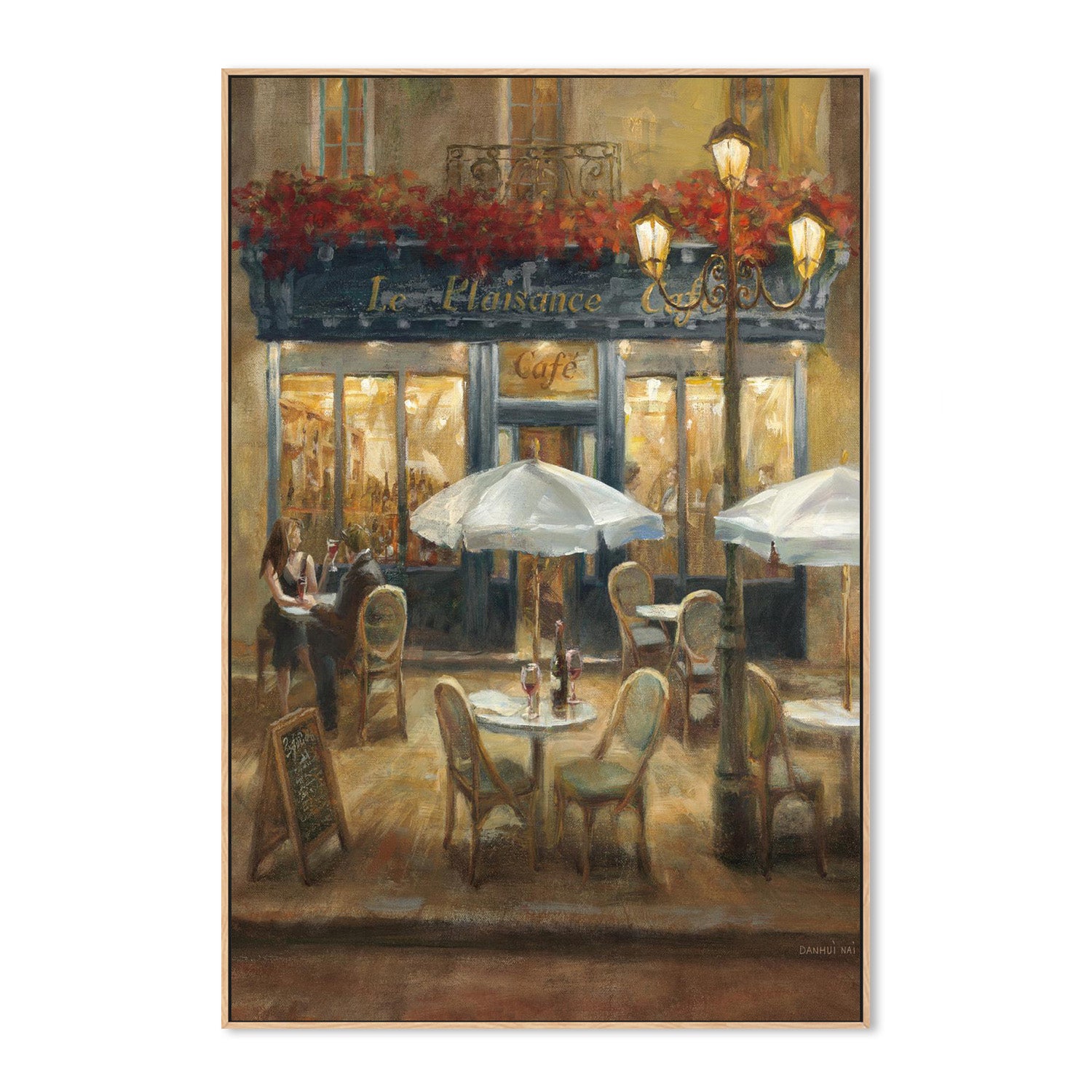 wall-art-print-canvas-poster-framed-Paris Cafe, Style A Crop v2-4
