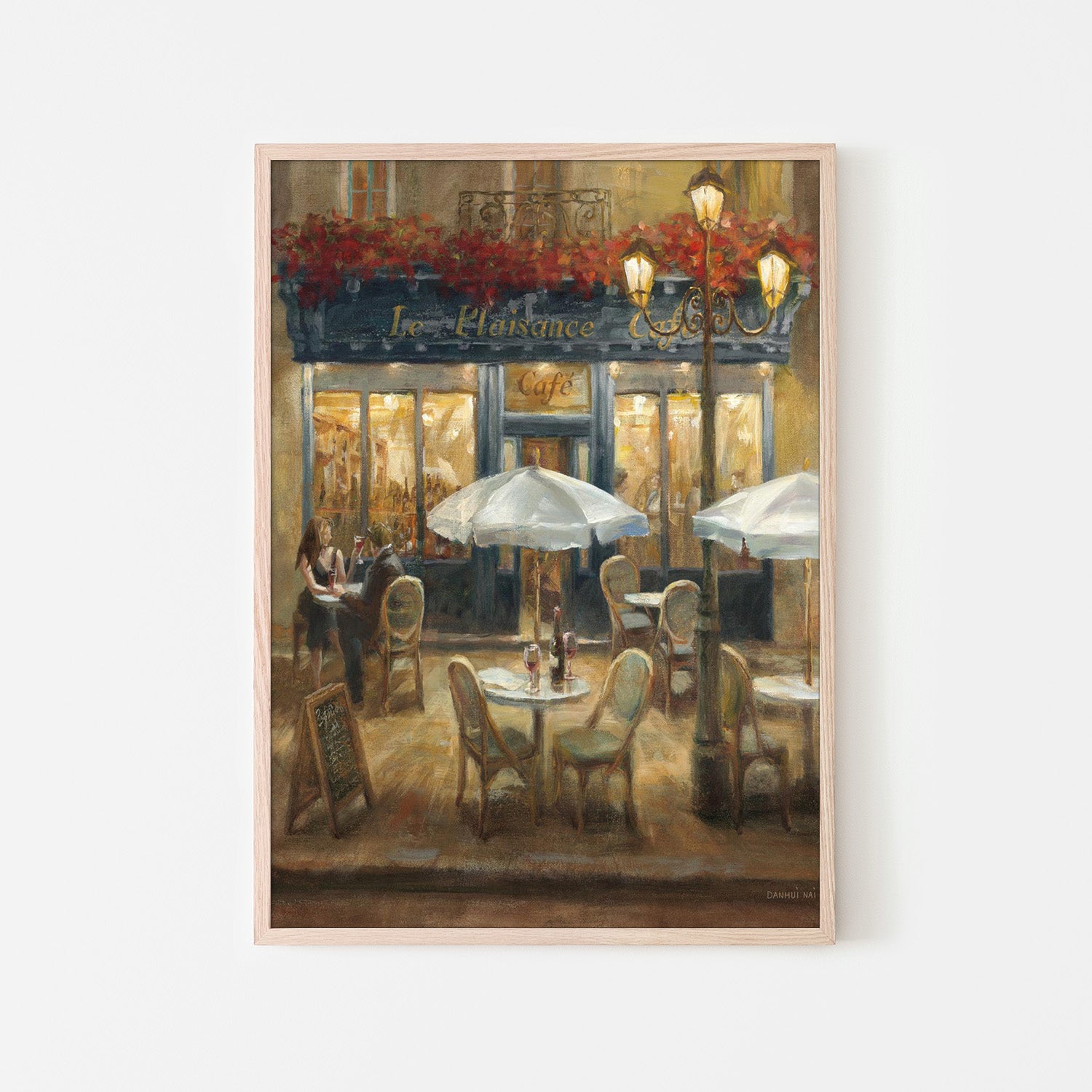wall-art-print-canvas-poster-framed-Paris Cafe, Style A Crop v2-6