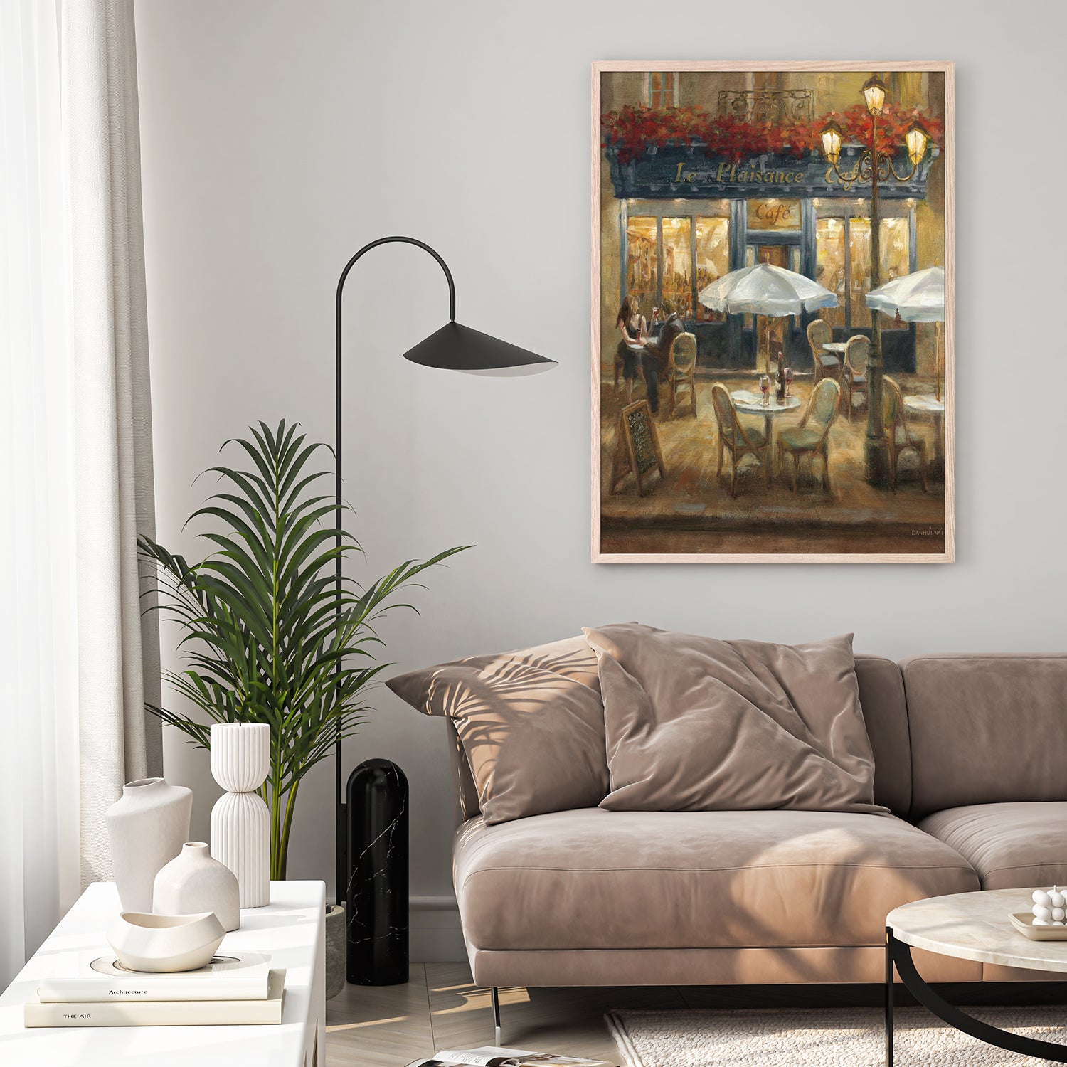 wall-art-print-canvas-poster-framed-Paris Cafe, Style A Crop v2-8
