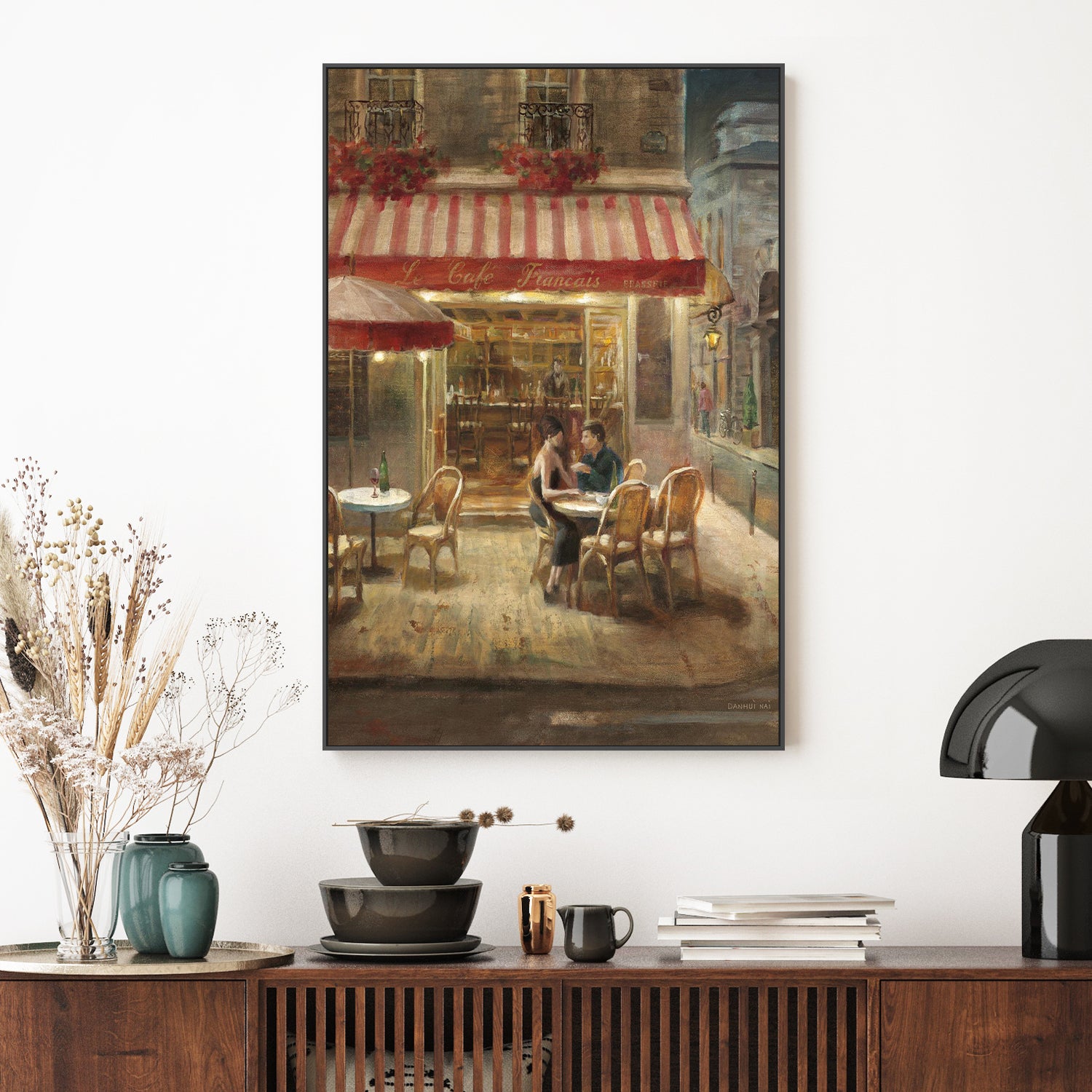 wall-art-print-canvas-poster-framed-Paris Cafe, Style B Crop v2-2