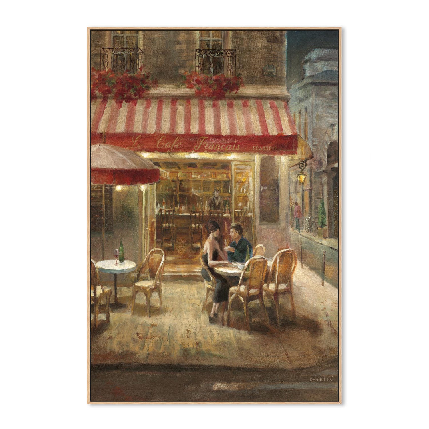 wall-art-print-canvas-poster-framed-Paris Cafe, Style B Crop v2-4
