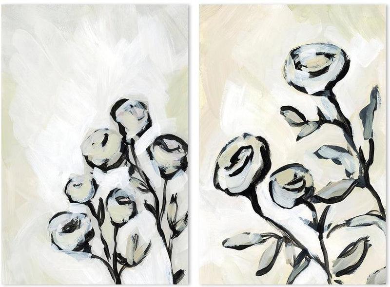 wall-art-print-canvas-poster-framed-Parisian Botanicals, Set Of 2-by-Emily Wood-Gioia Wall Art