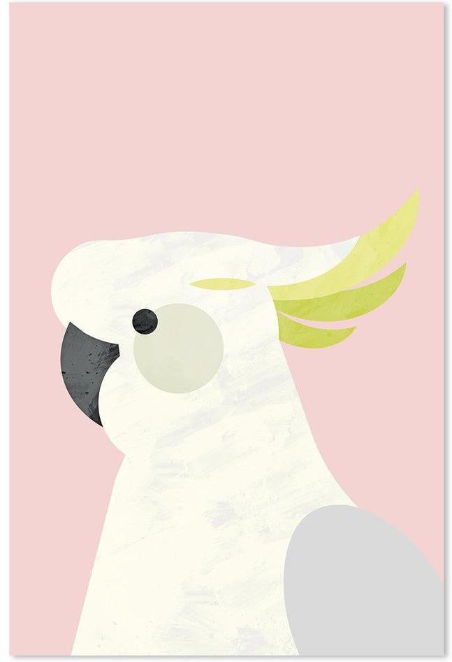 wall-art-print-canvas-poster-framed-Parrot, Style A , By Dan Hobday-by-Dan Hobday-Gioia Wall Art