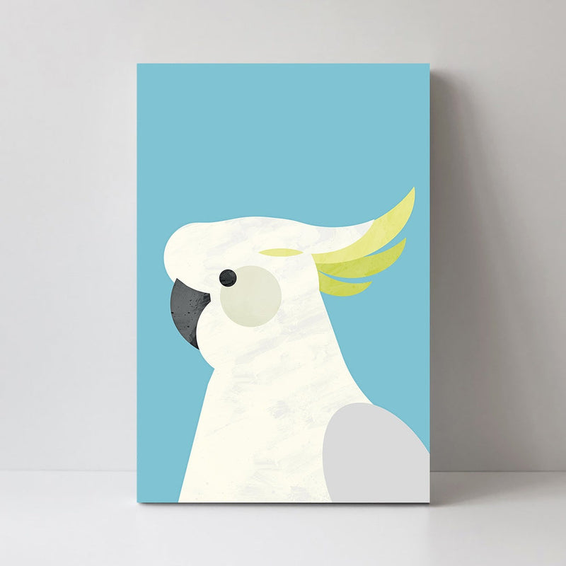 wall-art-print-canvas-poster-framed-Parrot, Style B , By Dan Hobday-by-Dan Hobday-Gioia Wall Art
