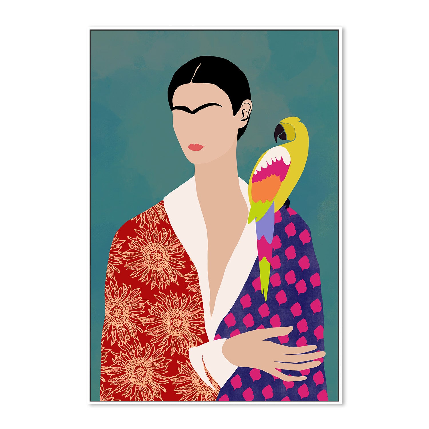 wall-art-print-canvas-poster-framed-Parrot's Companion-5