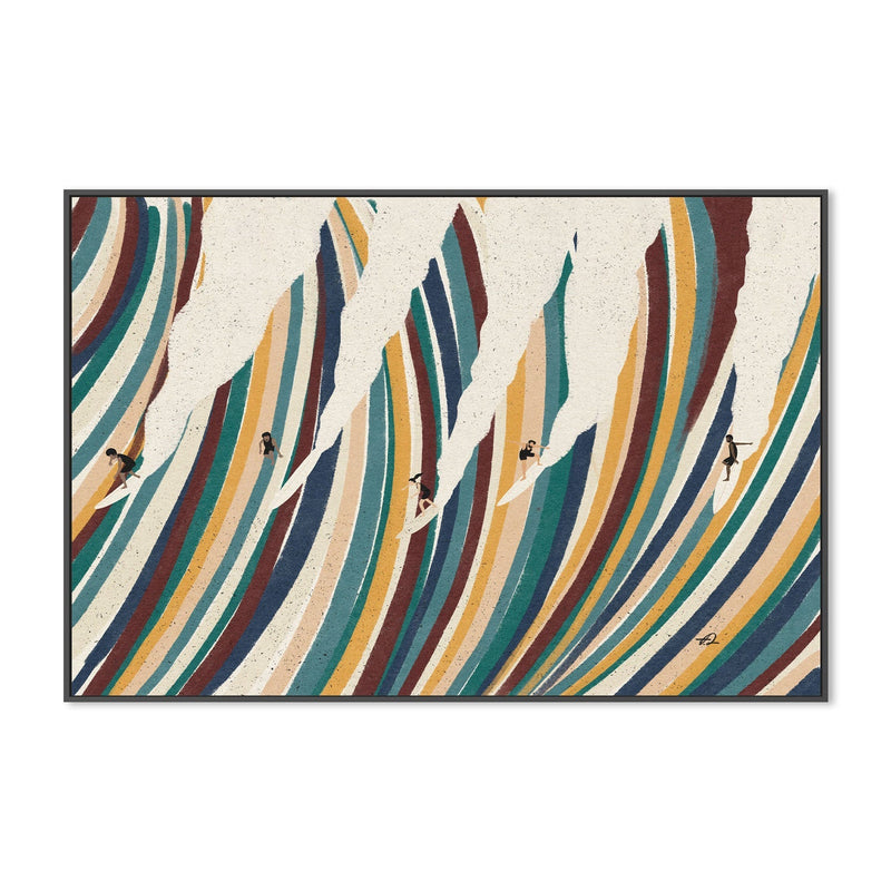 wall-art-print-canvas-poster-framed-Party Wave-GIOIA-WALL-ART