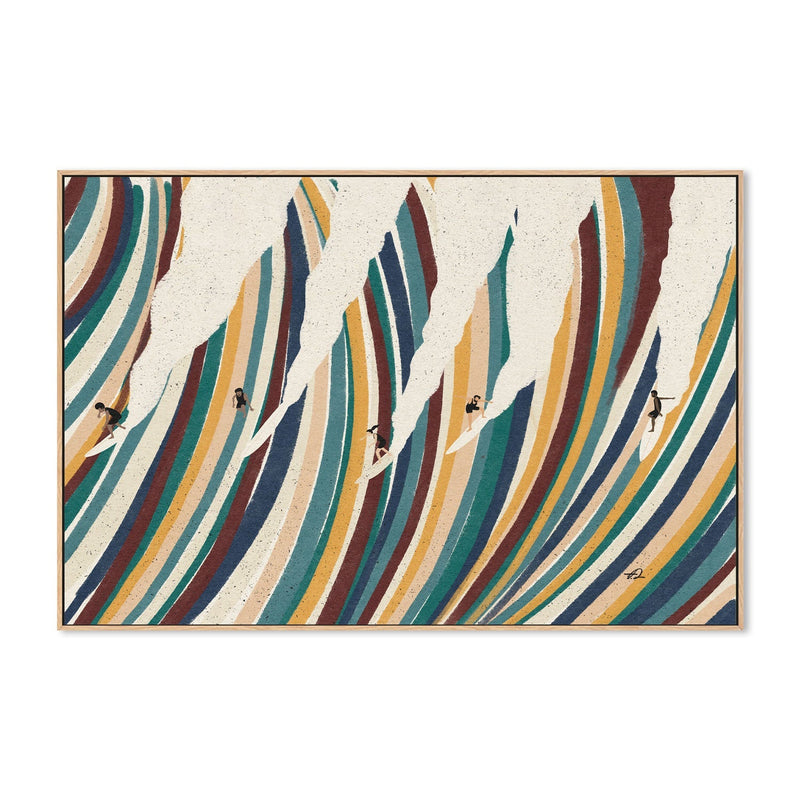 wall-art-print-canvas-poster-framed-Party Wave-GIOIA-WALL-ART