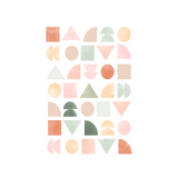 wall-art-print-canvas-poster-framed-Pastel Assorted Shapes , By Elena Ristova-GIOIA-WALL-ART