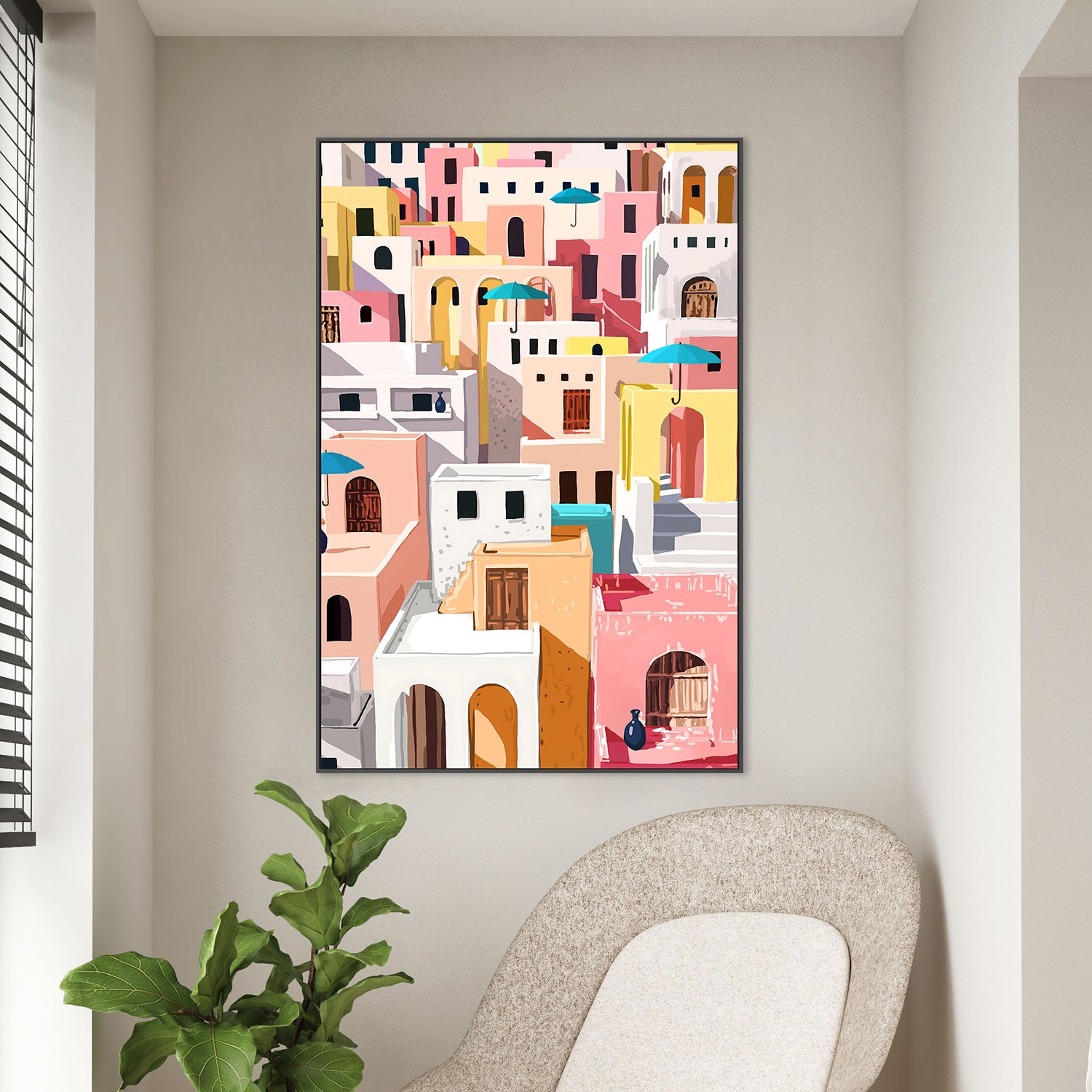wall-art-print-canvas-poster-framed-Pastel Cityscape-7