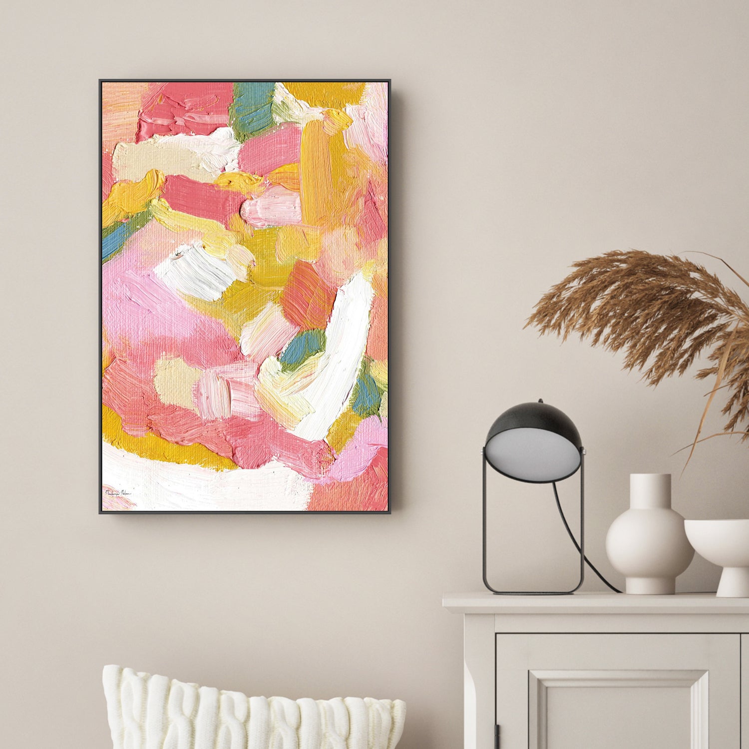 wall-art-print-canvas-poster-framed-Pastel Drift, Style A-2