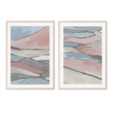 wall-art-print-canvas-poster-framed-Pastel Fragments, Style A & B, Set Of 2 , By Emily Wood-6