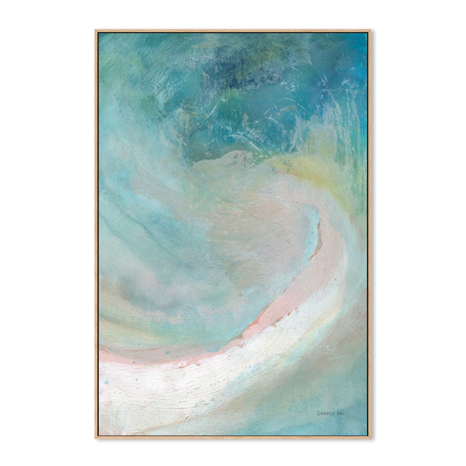 wall-art-print-canvas-poster-framed-Pastel Landscape, Style B , By Danhui Nai-GIOIA-WALL-ART