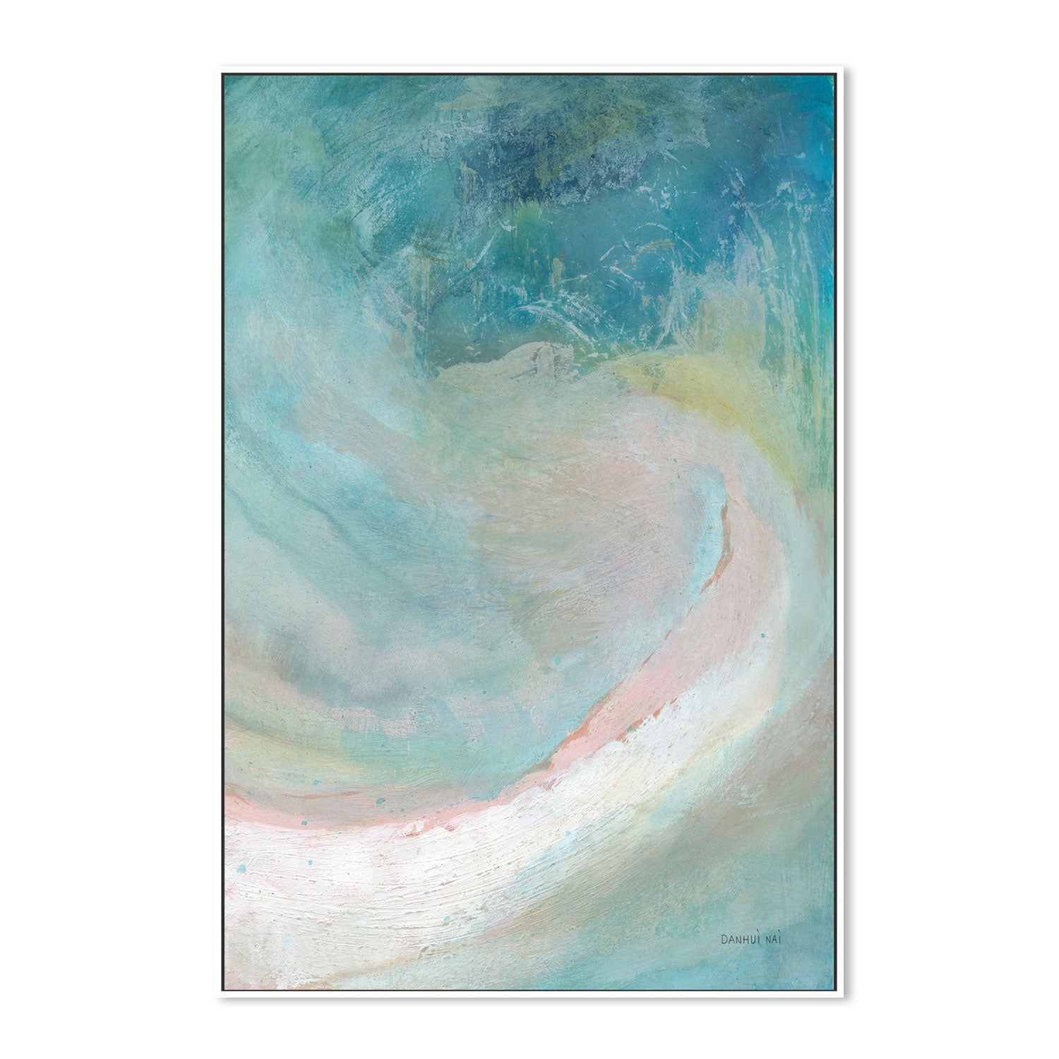 wall-art-print-canvas-poster-framed-Pastel Landscape, Style B , By Danhui Nai-GIOIA-WALL-ART